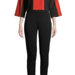 PSK Collective Women's Cropped Rugby Shirt in Vertical Red size 2XL Photo 11