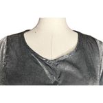 Joyfolie Mia Joy Tiered Boho Maxi Dress Flowy Vtg Inspired Hippie Gray Silver XS Photo 3