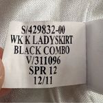 Banana Republic  Black Combo Italian Fabric Textured Mini Skirt, Size 4 Photo 11