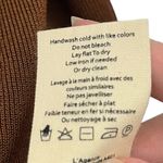 L'Agence L’AGENCE Lucas Ribbed Long Cardigan Women’s Size Small Brown Bell Sleeve Knit Photo 7