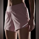 Lululemon  NWT Hotty Hot High Rise Lined 4”Shorts Pink Haze Size 12 Photo 3