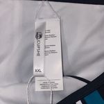 Cupshe  women’s XXL‎ Blue White And Black Striped Bikini bottoms Photo 6