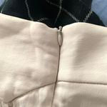 ZARA Full Length Trousers with Cutout Opening in Ecru Off White Photo 11