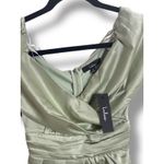 NWT Lulus Pale Green Asymmetric Off Photo 4