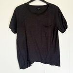 joe's jeans JOE’S Collection Black Crew Neck Tee Shirt Lightweight Semi Sheer Small Photo 0