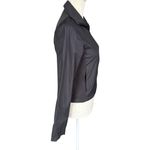 Nike  women's XS 0-2 black long sleeve collared zip up activewear jacket Photo 2
