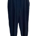 Free People NWT Beach Blue Flare Wide Leg Pants Elastic Waist Womens Size Small Photo 1