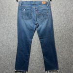 Levi's Y2K  524 Too Superlow Jeans Distressed Raw Hem Low‎ Rise Size 7 Short Photo 6