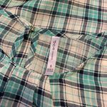 DNA Couture Chiffon Plaid Blouse Photo 8