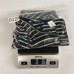 BP Nordstrom women's black white striped scoop neck cutoff linen blend tank top Photo 6