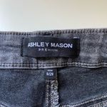 Ashley Mason Grey Cross Boot-Cut Jeans  Photo 5