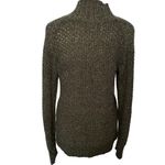 American Eagle  Gray Knit Mock Neck Oversized Small Sweater Photo 3