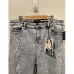 Kendall + Kylie The Icon High Rise Distressed Straight Leg Jeans Photo 4