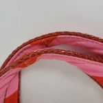 Kate Spade Womens Bow Bag Red Pink Striped Ribbon Nylon Tote Handbag Purse Photo 13