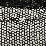 Joseph Joesph lurex knit black see through layer metallic long sleeve size small Photo 9