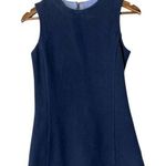 Derek Lam 10 Crosby Fleece Peplum Style Tank Top Womens Sz 0 Career Professional Blue Photo 0