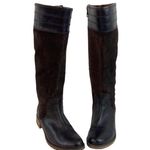 Timberland Knee High Brown Mixed Leather Boots Womens US Sz 7 Zip Casual Winter Photo 8