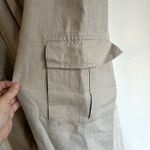 Elan  Capri Pant Size XL Tan Brown Cargo Pockets Wide Leg 40” Waist 33” Inseam Photo 2