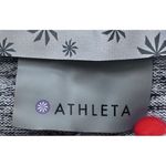 Athleta  Hoodie Women's Small Gray Heathered Full Zip Pockets Drawstring‎ Photo 4