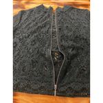 ZARA  Trafaluc Size Small Green Cropped Crochet Women's‎ Top Short Sleeve Zip Photo 6