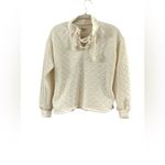 Madewell  White Quilted Sweatshirt XXS Photo 8