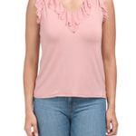 Ava James  Mesh Detail Knit Tank Top NWT - Size M Photo 1