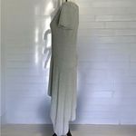 Serena William Signature Statement High Low Shark Bite Dress Size S NWT Gray Photo 3