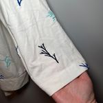 Nic+Zoe coral reef embroidered white beachy tunic top size 1X Photo 5