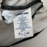 Lands' End  Tankini Top Underwire Removable Pads Leopard Print Black White 4 D Photo 2