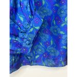 Veronica Beard  Lyric One-Shoulder Top Cobalt Multi Women's Size 12 NEW Photo 4