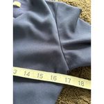 Hutch Willow Dress Navy Blue V- Neck Long SleeveButton Front Fit Flare Mini Sz S Photo 6