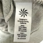 Athleta  Sweatshirt Womens Medium Long Sleeve Mesh Shoulder Pullover Soft Comfort Photo 4