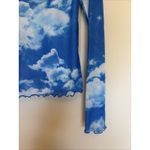 Delia's Dolls Kill Heaven on Earth Mesh Top Shirt Clouds Sky Womens Large? Read Blue Photo 6