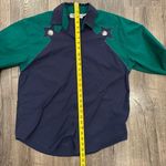 Vintage Adobe Rose Button Down Shirt Large Western Star Sherif Green Blue Rodeo Photo 5