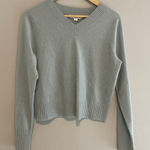 Vince Mint Green V-Neck Wool Cashmere Blend Sweater Size Medium Photo 0