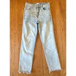 Kensie the amber stovepipe high rise raw hem jeans 4/27 Photo 3