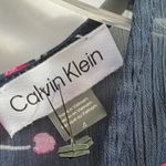 Calvin Klein Jeans Calvin Klein Women's Navy Blue Floral Chiffon High Low Maxi Dress 4 - NWT Photo 10