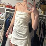 Forever 21 Silk White Dress Photo 0
