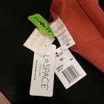 l*space 💕L*💕 Eco Chic Repreve Nina Bikini Top ~ Ribbed Textured Brick DD NWT Photo 12