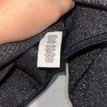 FOR THE REPUBLIC Metallic Black Dolman Sleeve Sweater Pearl Cuff Buttons Medium Photo 4