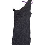 Cato Black One-Shoulder Lace Dress Photo 2