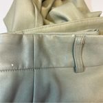 7 For All Mankind  Sage Green‎ Vegan Leather Straight Leg Pants Photo 6