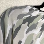 Cato  Camouflage Side Ruched Tie Crew Neck Long Sleeve Workout Top Size 18/20W Photo 13