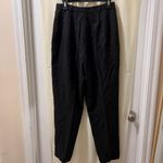 Alanni by DonnyBrook Brown Pinstripe High Waist Pleated Dress Pants SZ Photo 2