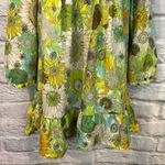 LIBERTY OF LONDON for TARGET Blouse Sunflower Top Green Photo 13