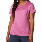 Columbia NWT Crew Hike Wild Fuchsia Short Sleeve T-Shirt Size 1X New w/Tag Photo 0