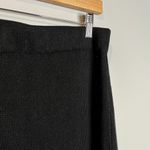Nic+Zoe  black knit midi fringe skirt Photo 2