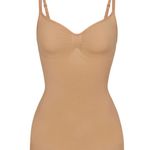 SKIMS  Seamless Sculpt Mid Thigh Bodysuit - Ochre Photo 0