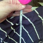 Women's Navy and White Striped Nautical Festival Maxi Skirt Size M Photo 2