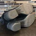 Jessica Simpson black suede Belted Leather ankle boots Women’s Size 8 Booties Photo 5